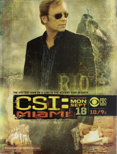 C.S.I.: Майами / CSI: Miami (Сериал 2002 – 2012) [Все Сезоны]