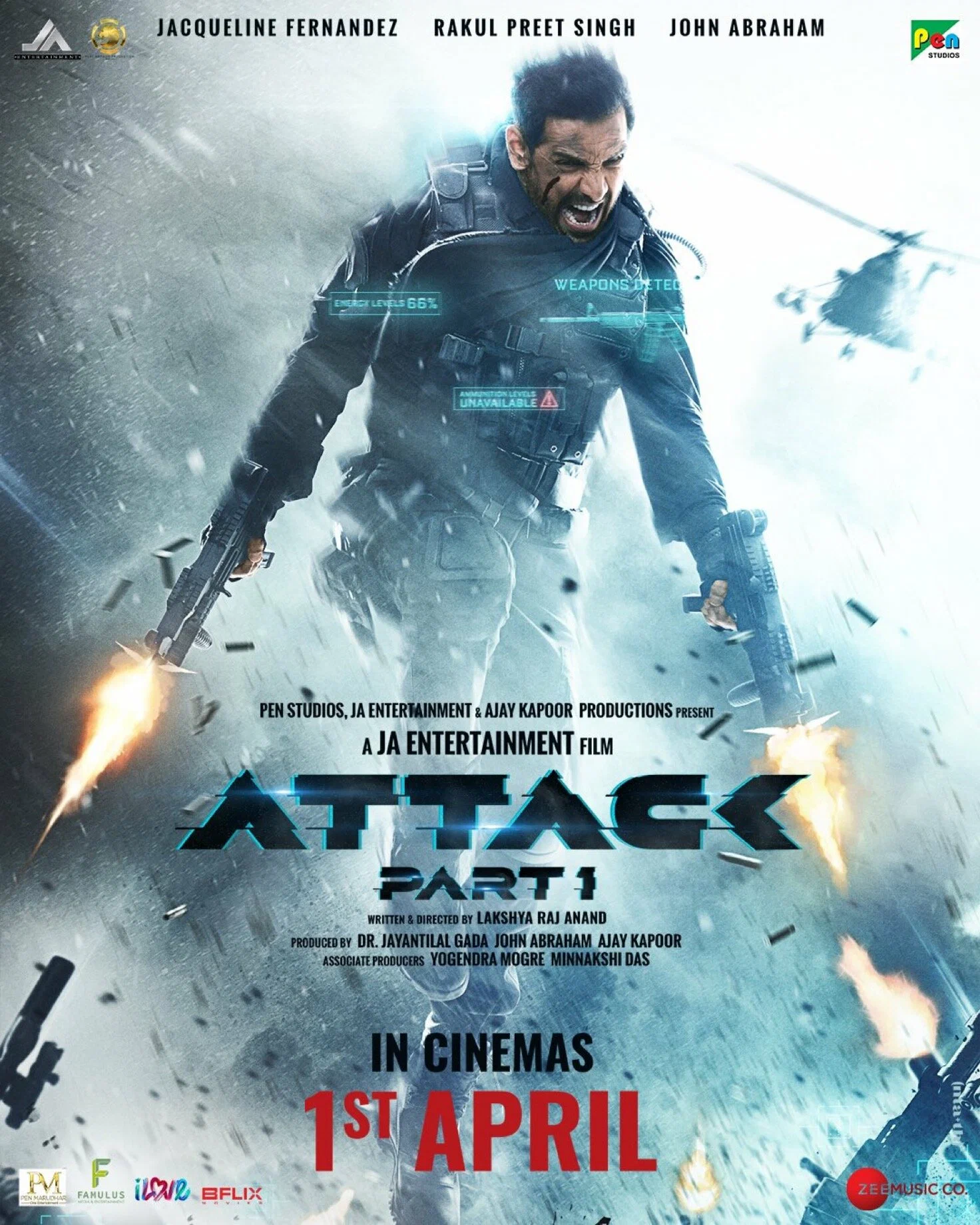 Атака / Attack (2022) смотреть онлайн бесплатно 720p - Индийские